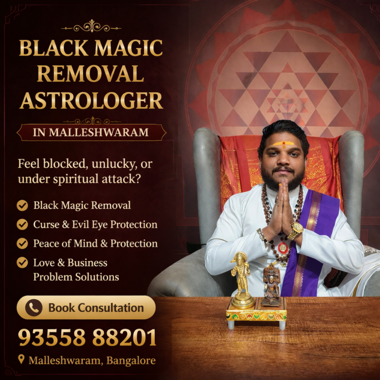 Black Magic Removal Astrologer in Malleshwaram Bangalore providing evil eye protection and spiritual solutions